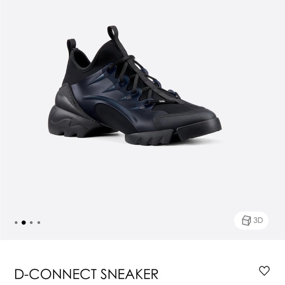 BLACK D-CONNECT SNEAKER - Picture 6 of 7